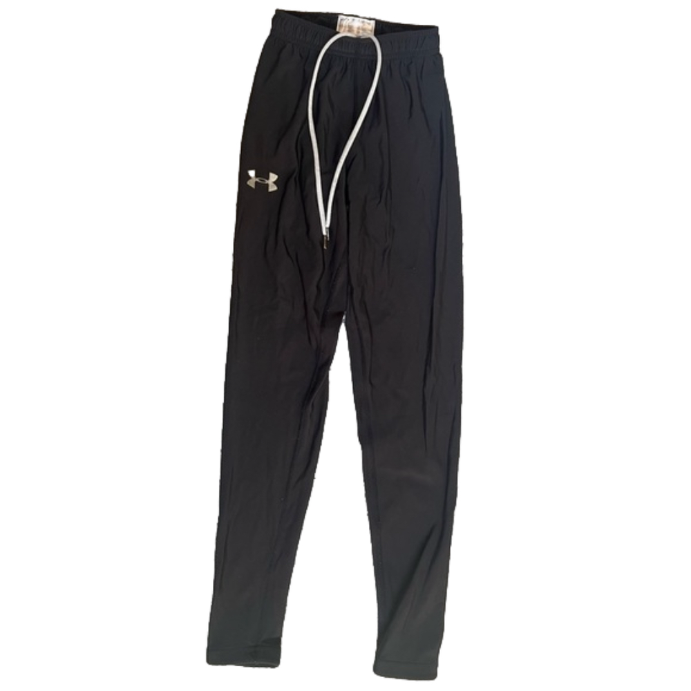 UNDER Armour Youth Small Unisex Black Athletic Base Layer